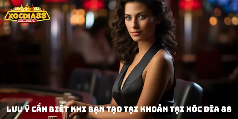 Lưu ý cần biết khi bạn tạo tại khoản tại Xóc đĩa 88