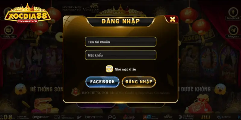 Các bước đăng nhập XOCDIA88 khi chưa có tài khoản cá cược