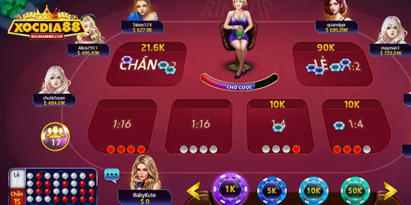 Xóc đĩa và loạt giải thưởng thắng siêu khủng