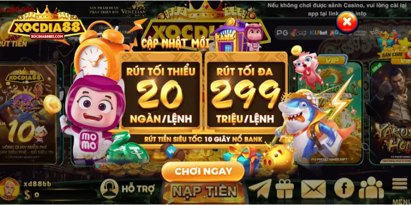 Lưu ý khi sử dụng khuyến mãi XOCDIA88